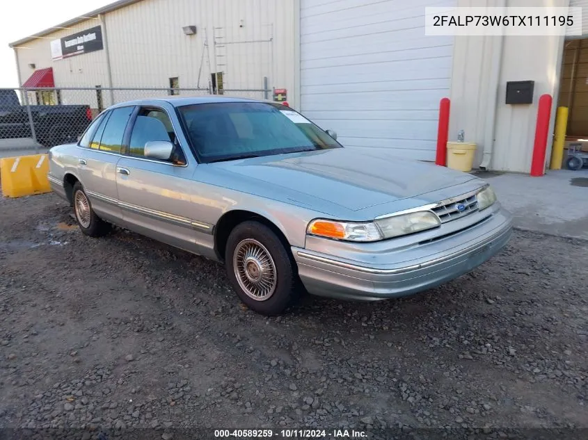 1996 Ford Crown Victoria VIN: 2FALP73W6TX111195 Lot: 40589259