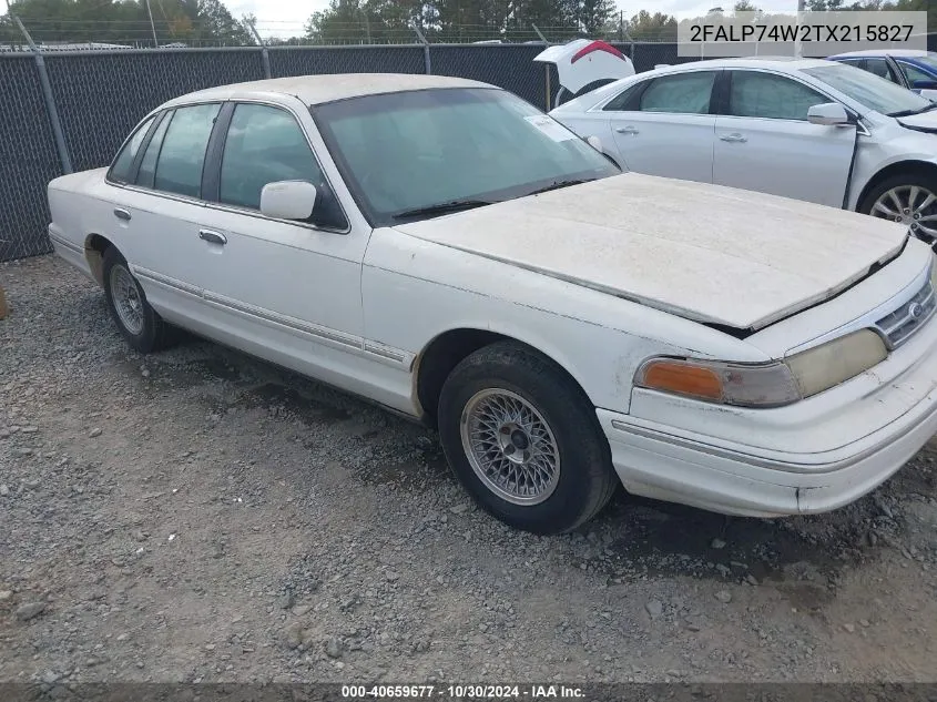 1996 Ford Crown Victoria Lx VIN: 2FALP74W2TX215827 Lot: 40659677