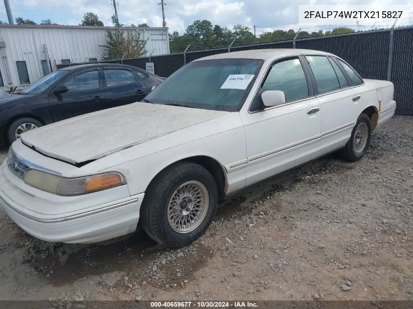 1996 Ford Crown Victoria Lx VIN: 2FALP74W2TX215827 Lot: 40659677