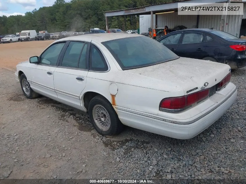 1996 Ford Crown Victoria Lx VIN: 2FALP74W2TX215827 Lot: 40659677