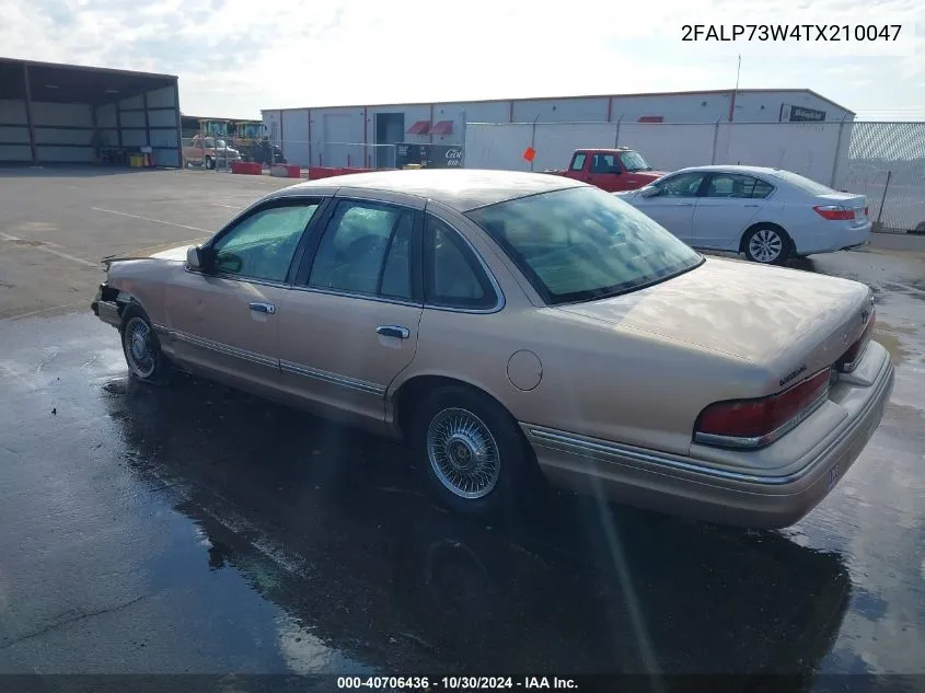 1996 Ford Crown Victoria VIN: 2FALP73W4TX210047 Lot: 40706436