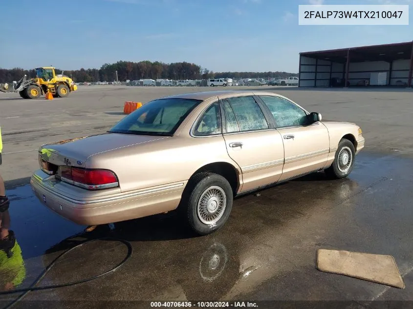 1996 Ford Crown Victoria VIN: 2FALP73W4TX210047 Lot: 40706436