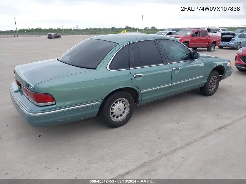 2FALP74W0VX107838 1997 Ford Crown Victoria Lx