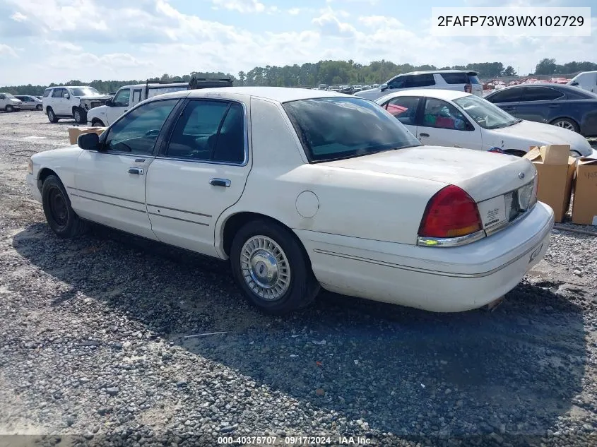 2FAFP73W3WX102729 1998 Ford Crown Victoria