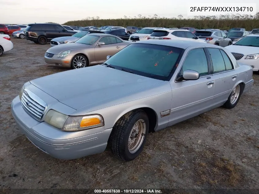 1999 Ford Crown Victoria Lx VIN: 2FAFP74WXXX134710 Lot: 40557638