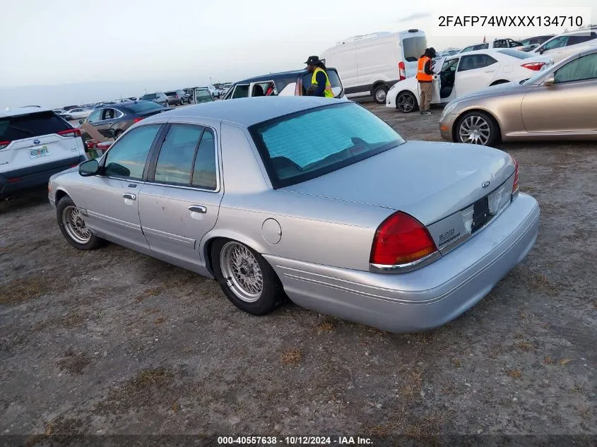 1999 Ford Crown Victoria Lx VIN: 2FAFP74WXXX134710 Lot: 40557638