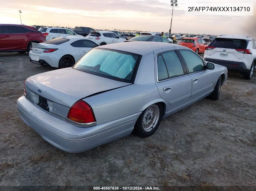 1999 Ford Crown Victoria Lx VIN: 2FAFP74WXXX134710 Lot: 40557638