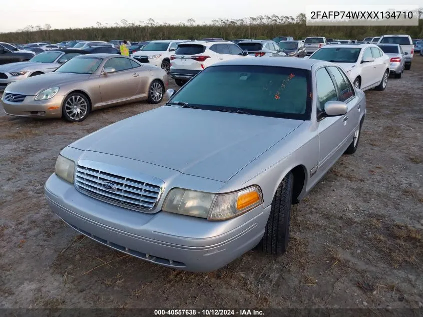 1999 Ford Crown Victoria Lx VIN: 2FAFP74WXXX134710 Lot: 40557638