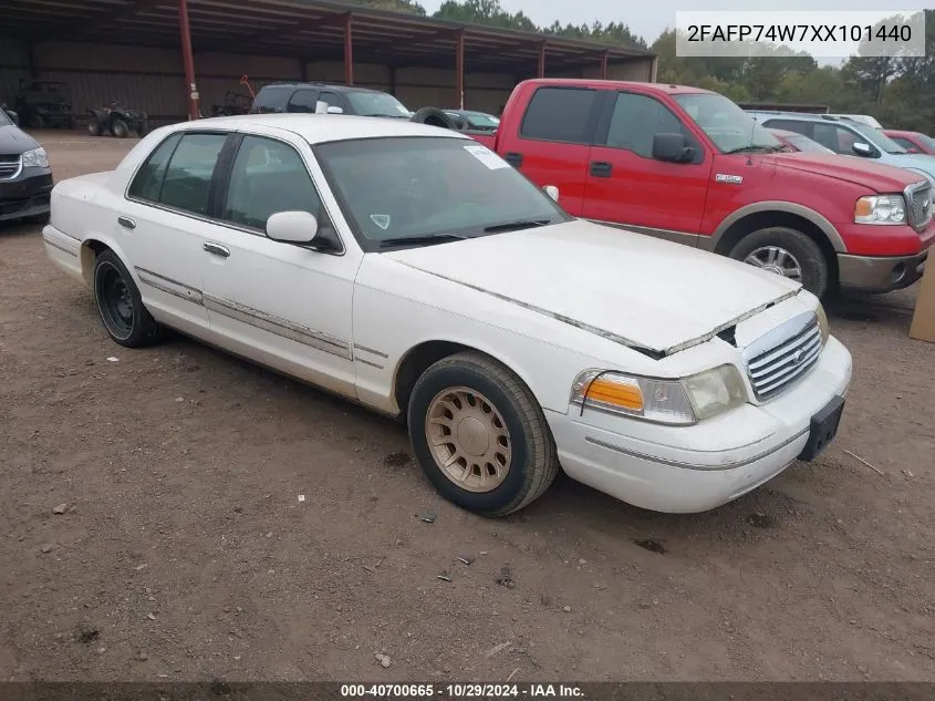 1999 Ford Crown Victoria Lx VIN: 2FAFP74W7XX101440 Lot: 40700665