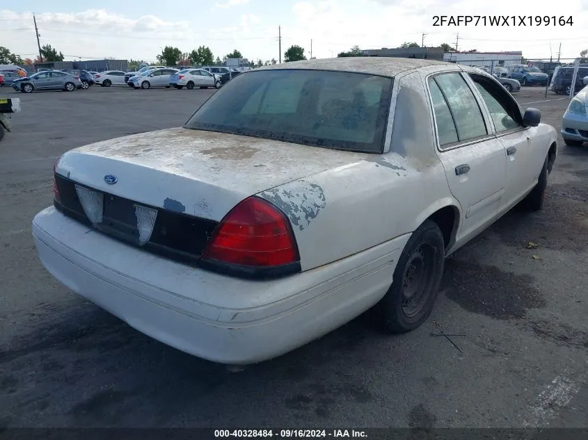 2001 Ford Crown Victoria Police Interceptor VIN: 2FAFP71WX1X199164 Lot: 40328484