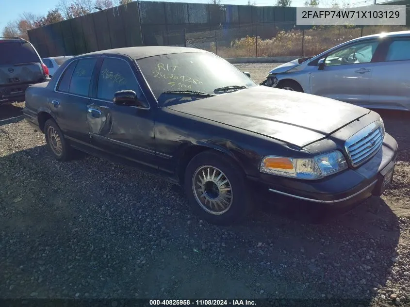 2001 Ford Crown Victoria Lx VIN: 2FAFP74W71X103129 Lot: 40825958