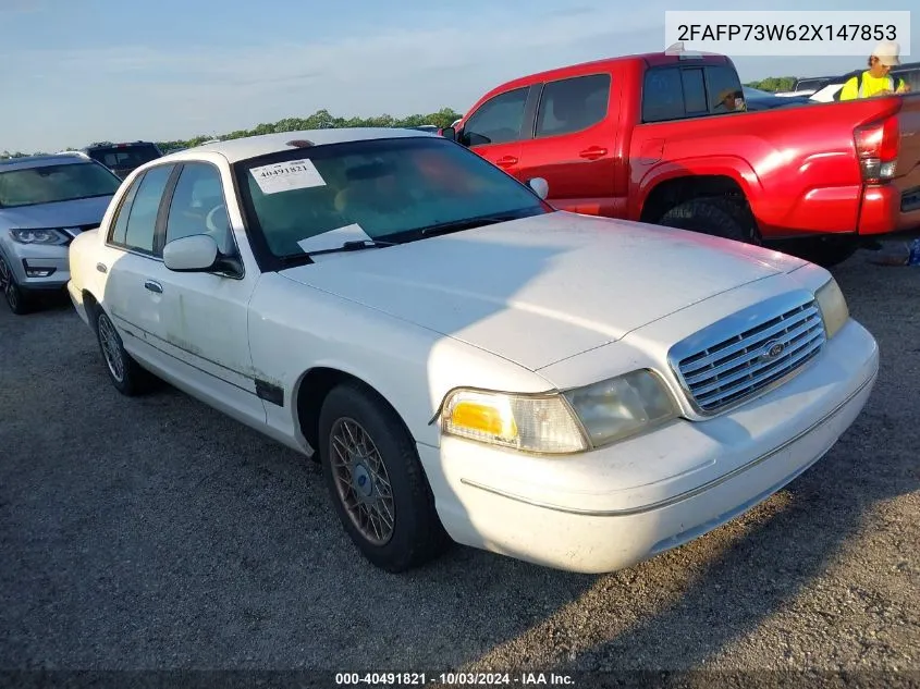 2002 Ford Crown Victoria Standard VIN: 2FAFP73W62X147853 Lot: 40491821