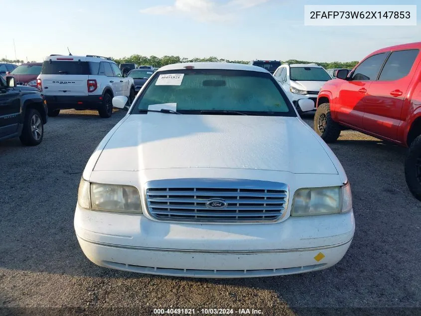 2002 Ford Crown Victoria Standard VIN: 2FAFP73W62X147853 Lot: 40491821