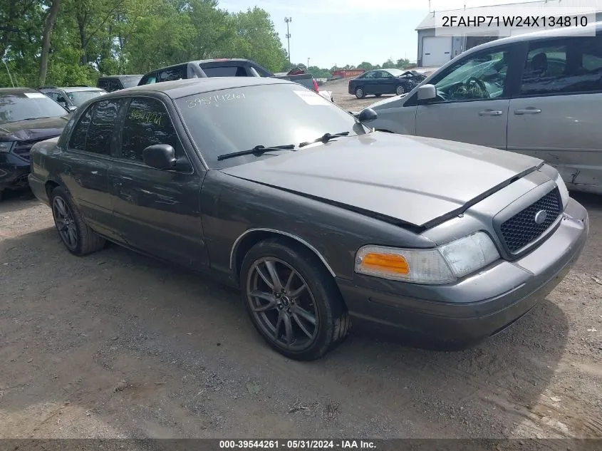 2004 Ford Crown Victoria Police VIN: 2FAHP71W24X134810 Lot: 39544261