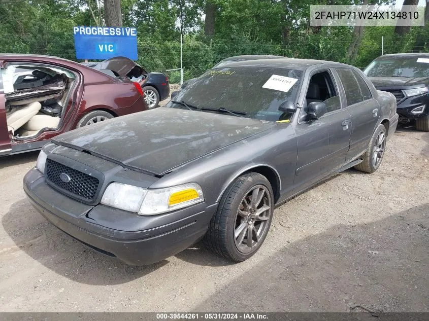 2004 Ford Crown Victoria Police VIN: 2FAHP71W24X134810 Lot: 39544261