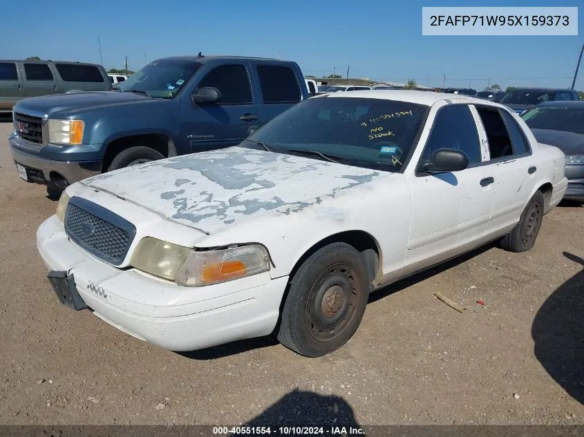 2005 Ford Crown Victoria Police VIN: 2FAFP71W95X159373 Lot: 40551554