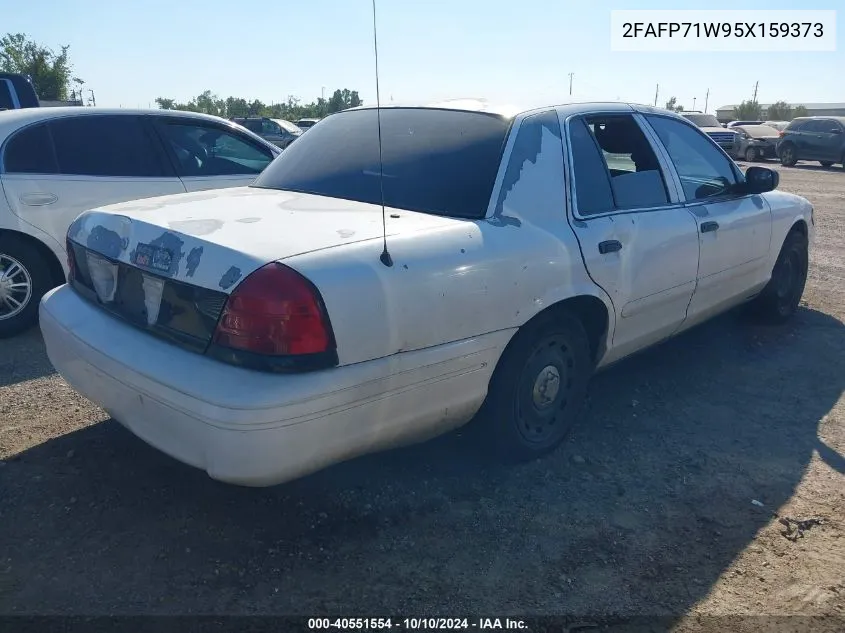 2005 Ford Crown Victoria Police VIN: 2FAFP71W95X159373 Lot: 40551554