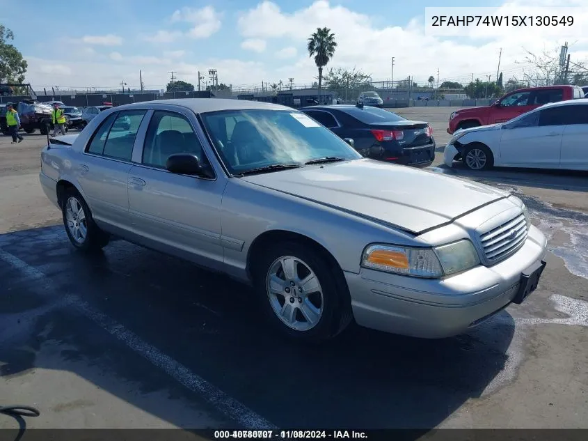 2005 Ford Crown Victoria VIN: 2FAHP74W15X130549 Lot: 40780707