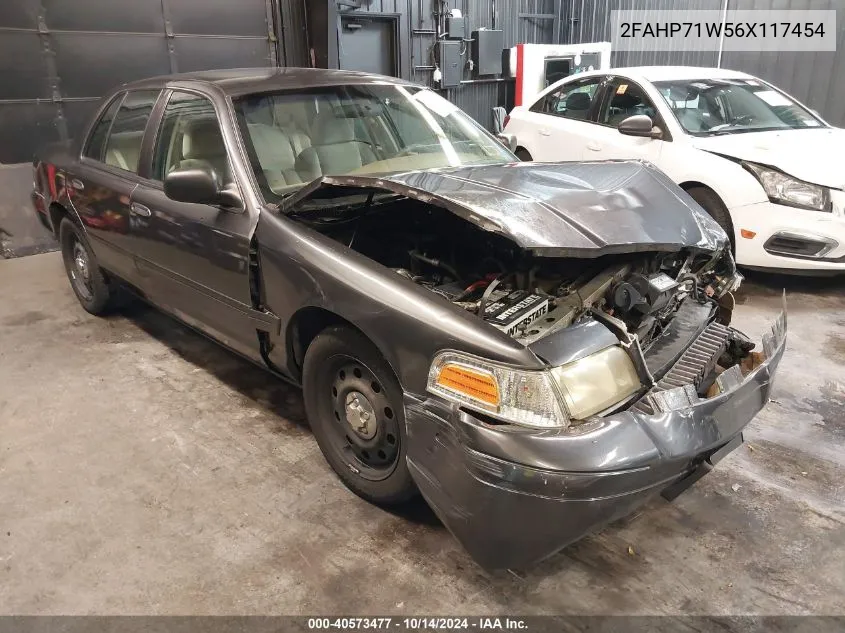 2006 Ford Crown Victoria Police/Police Interceptor VIN: 2FAHP71W56X117454 Lot: 40573477