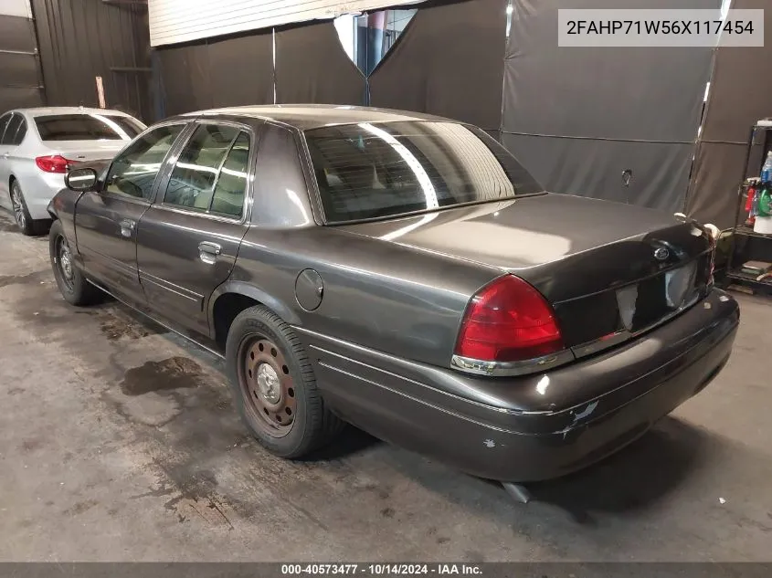 2006 Ford Crown Victoria Police/Police Interceptor VIN: 2FAHP71W56X117454 Lot: 40573477