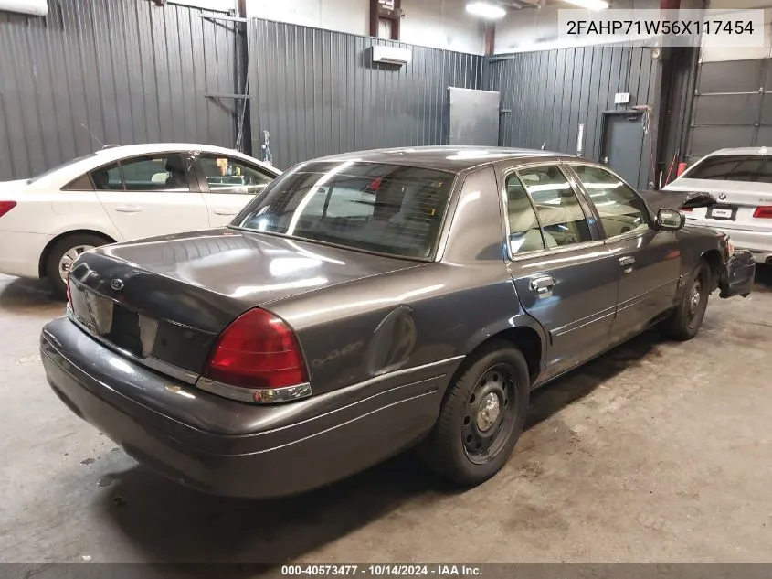 2006 Ford Crown Victoria Police/Police Interceptor VIN: 2FAHP71W56X117454 Lot: 40573477