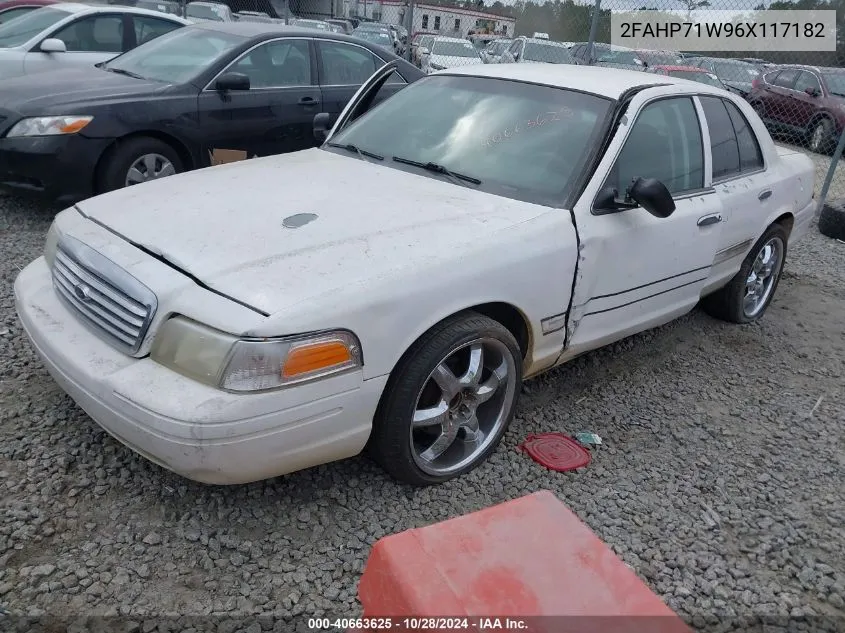 2006 Ford Crown Victoria Police/Police Interceptor VIN: 2FAHP71W96X117182 Lot: 40663625