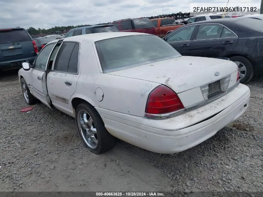 2006 Ford Crown Victoria Police/Police Interceptor VIN: 2FAHP71W96X117182 Lot: 40663625