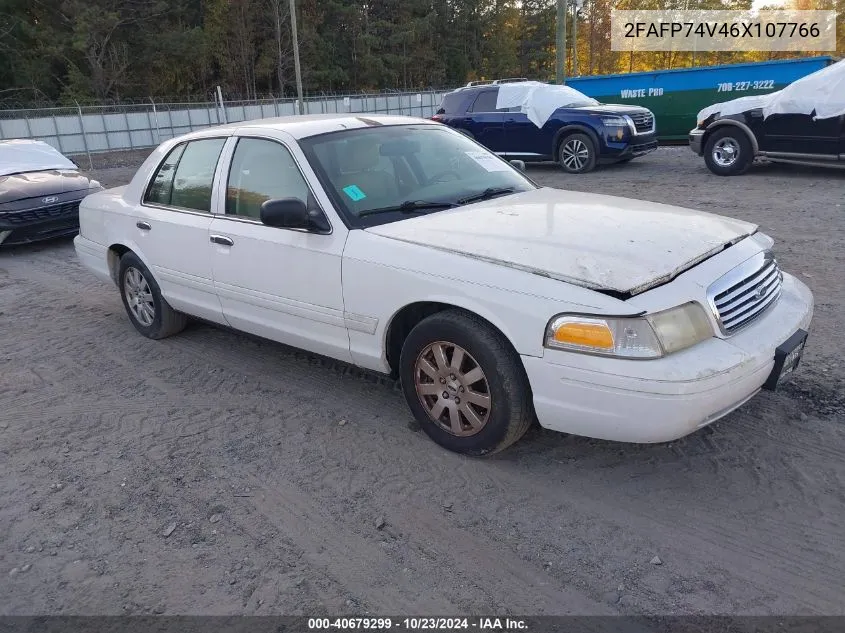 2006 Ford Crown Victoria Lx/Lx Sport VIN: 2FAFP74V46X107766 Lot: 40679299