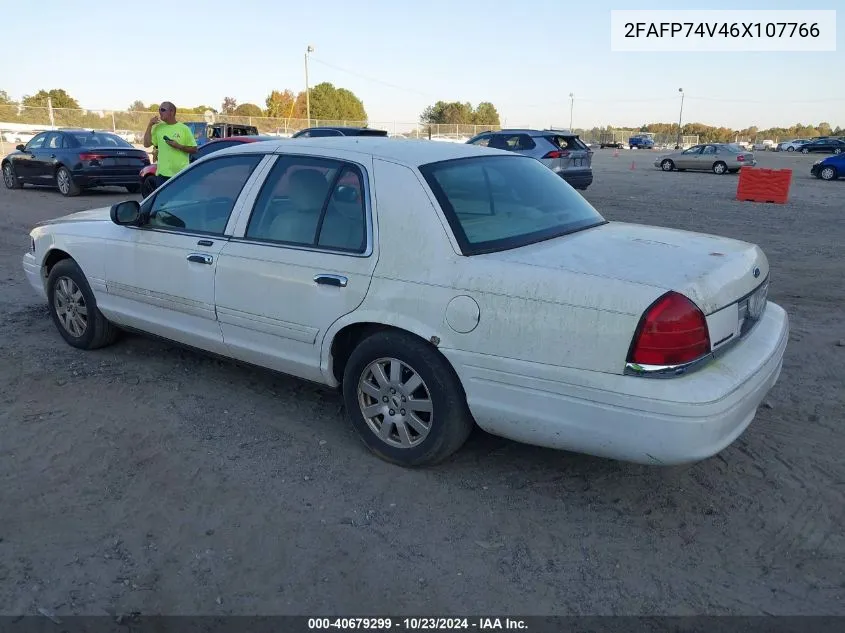 2006 Ford Crown Victoria Lx/Lx Sport VIN: 2FAFP74V46X107766 Lot: 40679299