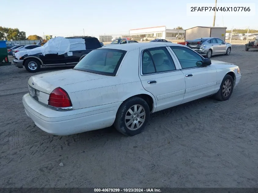 2006 Ford Crown Victoria Lx/Lx Sport VIN: 2FAFP74V46X107766 Lot: 40679299