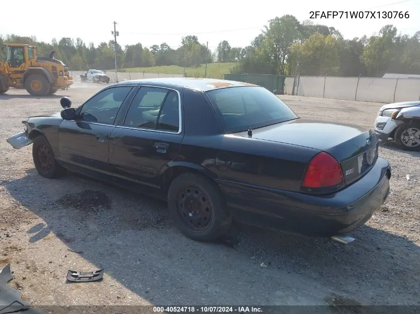 2007 Ford Crown Victoria Police/Police Interceptor VIN: 2FAFP71W07X130766 Lot: 40524718