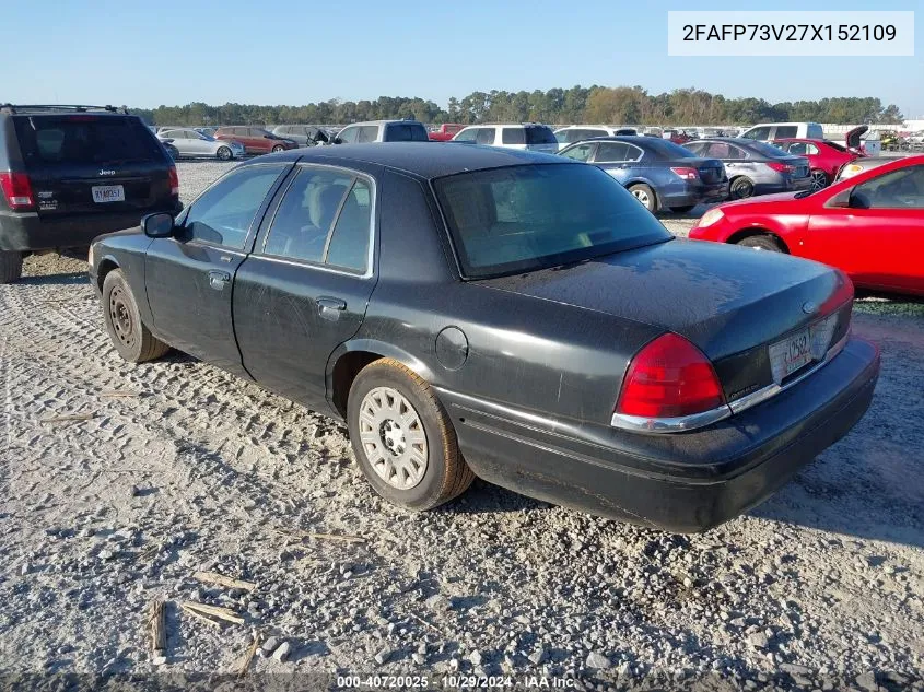 2007 Ford Crown Victoria Standard VIN: 2FAFP73V27X152109 Lot: 40720025