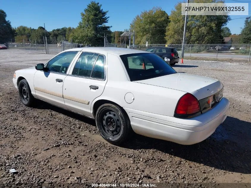 2009 Ford Crown Victoria Police/Police Interceptor VIN: 2FAHP71V49X132555 Lot: 40649144