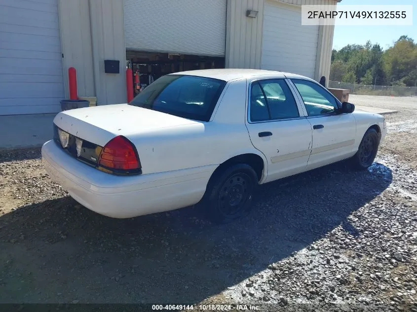 2009 Ford Crown Victoria Police/Police Interceptor VIN: 2FAHP71V49X132555 Lot: 40649144