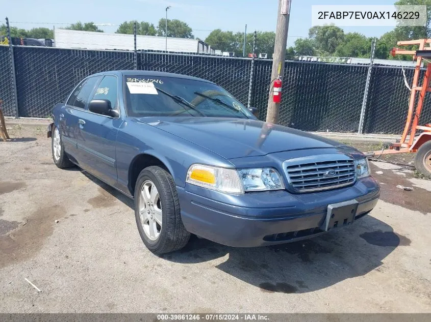 2010 Ford Crown Victoria Lx VIN: 2FABP7EV0AX146229 Lot: 39861246