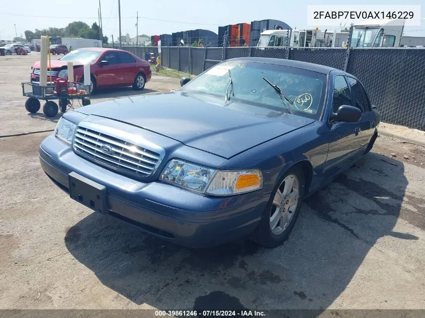 2010 Ford Crown Victoria Lx VIN: 2FABP7EV0AX146229 Lot: 39861246