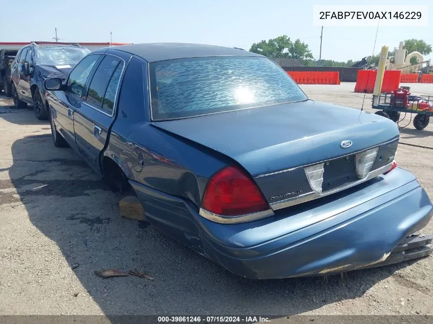 2010 Ford Crown Victoria Lx VIN: 2FABP7EV0AX146229 Lot: 39861246