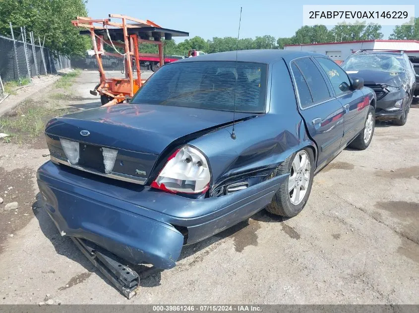 2010 Ford Crown Victoria Lx VIN: 2FABP7EV0AX146229 Lot: 39861246