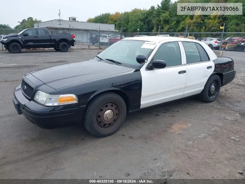 2010 Ford Crown Victoria Police/Police Interceptor VIN: 2FABP7BV1AX139066 Lot: 40325105