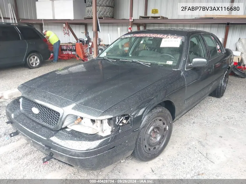 2010 Ford Crown Victoria Police/Police Interceptor VIN: 2FABP7BV3AX116680 Lot: 40428704