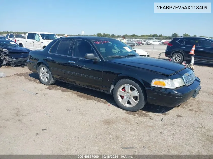 2010 Ford Crown Victoria Lx VIN: 2FABP7EV5AX118409 Lot: 40637060