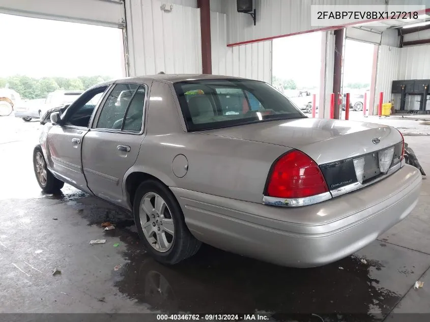 2011 Ford Crown Victoria Lx VIN: 2FABP7EV8BX127218 Lot: 40346762