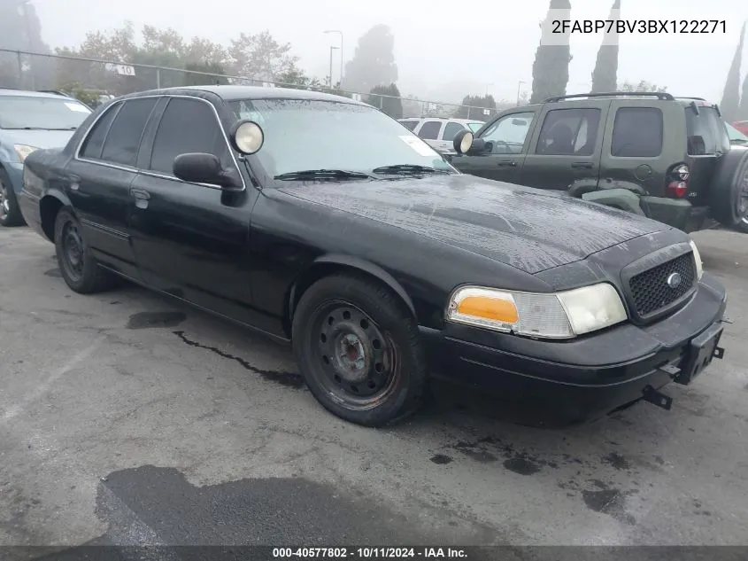 2011 Ford Crown Victoria Police Interceptor VIN: 2FABP7BV3BX122271 Lot: 40577802