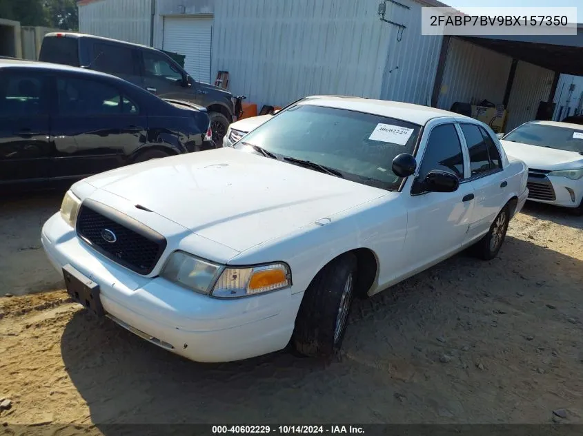 2011 Ford Crown Victoria Police Interceptor VIN: 2FABP7BV9BX157350 Lot: 40602229