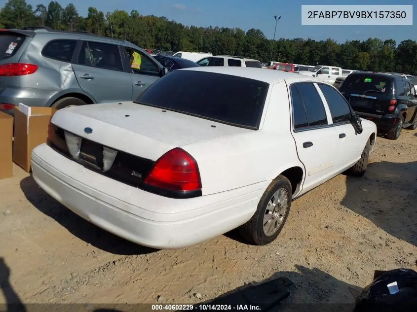 2011 Ford Crown Victoria Police Interceptor VIN: 2FABP7BV9BX157350 Lot: 40602229