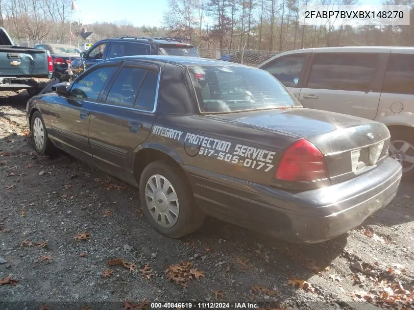 2011 Ford Crown Victoria Police Interceptor VIN: 2FABP7BVXBX148270 Lot: 40846619