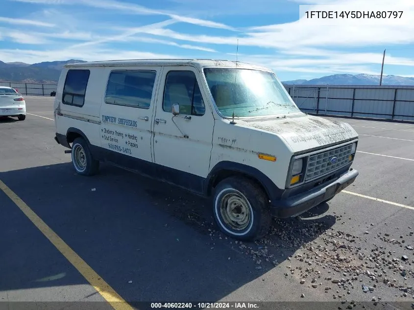 1983 Ford Econoline E150 Van VIN: 1FTDE14Y5DHA80797 Lot: 40602240