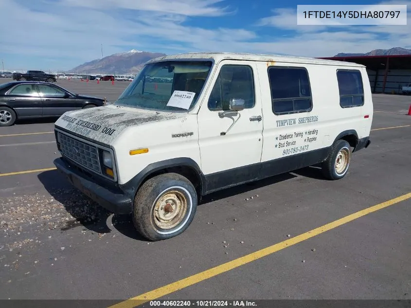 1983 Ford Econoline E150 Van VIN: 1FTDE14Y5DHA80797 Lot: 40602240