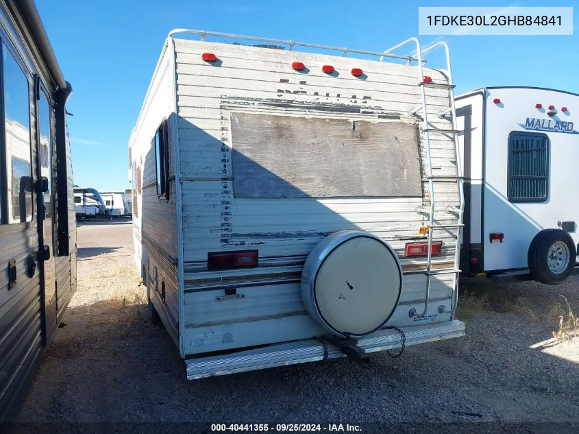 1986 Ford Econoline E350 Cutaway Van VIN: 1FDKE30L2GHB84841 Lot: 40441355