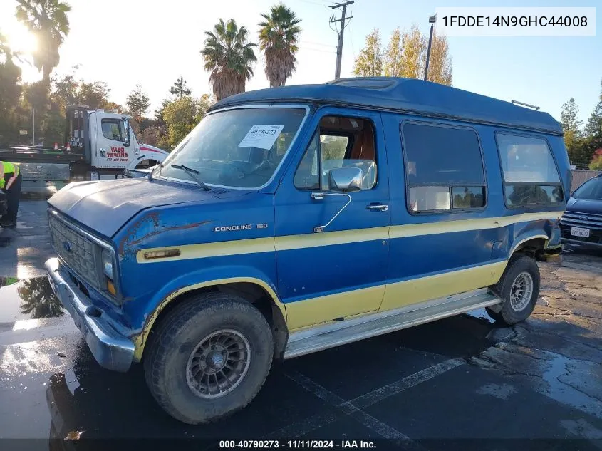 1986 Ford Econoline E150 Van VIN: 1FDDE14N9GHC44008 Lot: 40790273